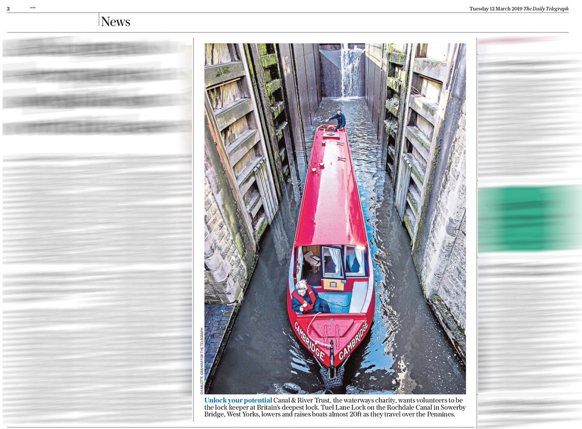 MadCowFudge's tweet photo. Image I took whilst on a #Canalboat on behalf of the #DailyTelegraph with an image appearing in the Daily Telegraph today @CanalRiverTrust #Rochdalecanal #Boats #SowerbyBridge #Waterways #CanalLocks #Locks #Heritage #Lockkeepers https://t.co/7va2xgykAP