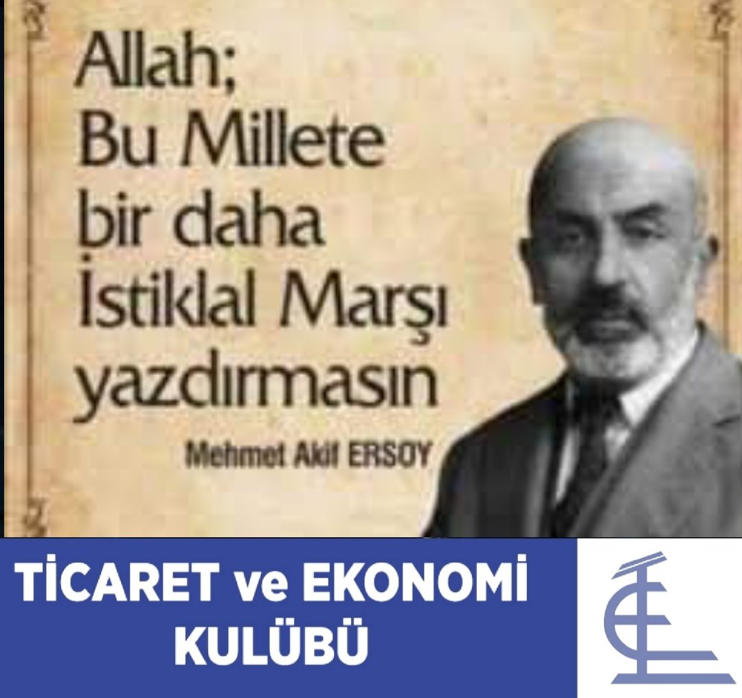 İstiklal Marşı’nın Kabulü ve Mehmet Akif Ersoy’u Anma Günü’nü kutluyor; Milli Şairimiz Mehmet Akif Ersoy’u ve vatanın selameti,milletin istiklali için canını ortaya koyan tüm şehitlerimizi rahmetle anıyoruz.
#MehmetAkifErsoy