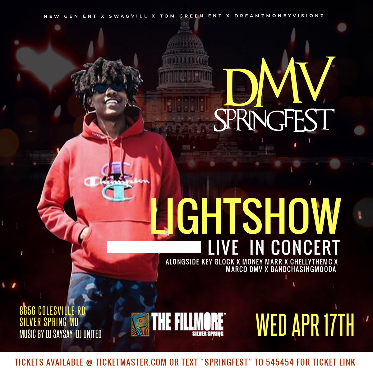 dullievsdullah's tweet photo. #DmvSpringFest 🔥🔥Key Glock x Lightshow x MoneyMarr x ChellyTheMc x MarcoDmv x BandChasingMooda x Young Toon plus more LIVE April 17 @ The Fillmore Silver Spring 👍🏾🔥 Hmu For Tickets Now https://t.co/JuHEh65dET