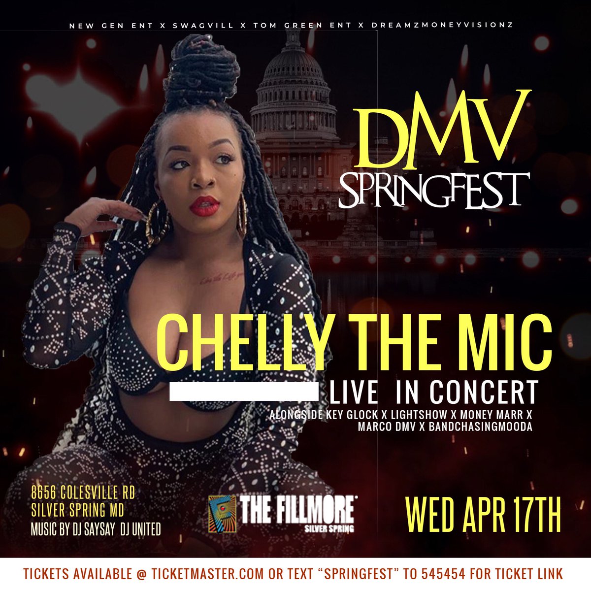dullievsdullah's tweet photo. #DmvSpringFest 🔥🔥Key Glock x Lightshow x MoneyMarr x ChellyTheMc x MarcoDmv x BandChasingMooda x Young Toon plus more LIVE April 17 @ The Fillmore Silver Spring 👍🏾🔥 Hmu For Tickets Now https://t.co/JuHEh65dET