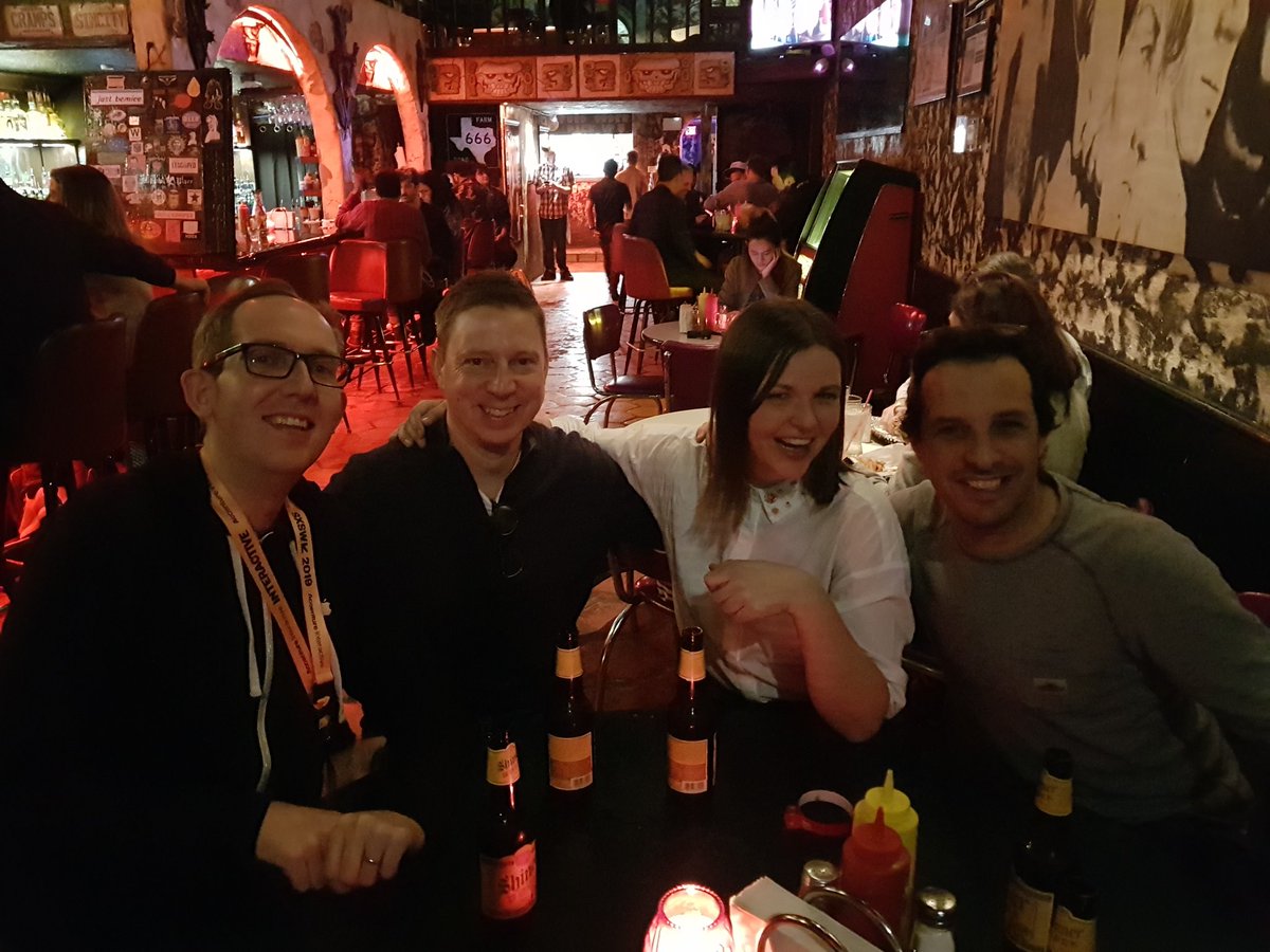 Go team NIVEA!! Having a few refreshments with our lovely client <a href="/joe_brum/">Joe Comiskey</a>. #sxsw