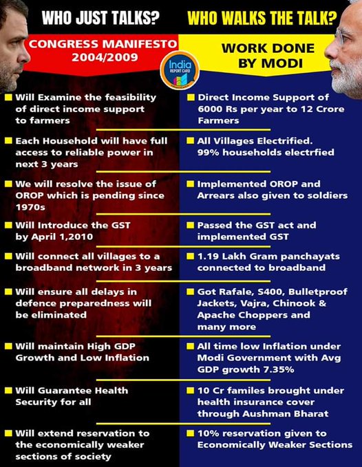 ipraveenDixit's tweet photo. Our honorable PM shri @narendramodi introduced many programs for the upliftment of the masses.
.Opened bank accounts
.Surgical Strike
.Electrifying all the far flung villages
.India attracted highest FDI
.Done many yojana
.10 %Reservation for upper cast poor
#WhyModiAgain https://t.co/rTx4J8Lxxz