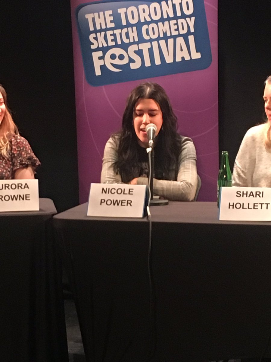 JonGauthier's tweet image. Great panel tonight @TOsketchfest it was an all female panel talking about woman in comedy sketch standup &amp;amp; tv series #tosketchfest