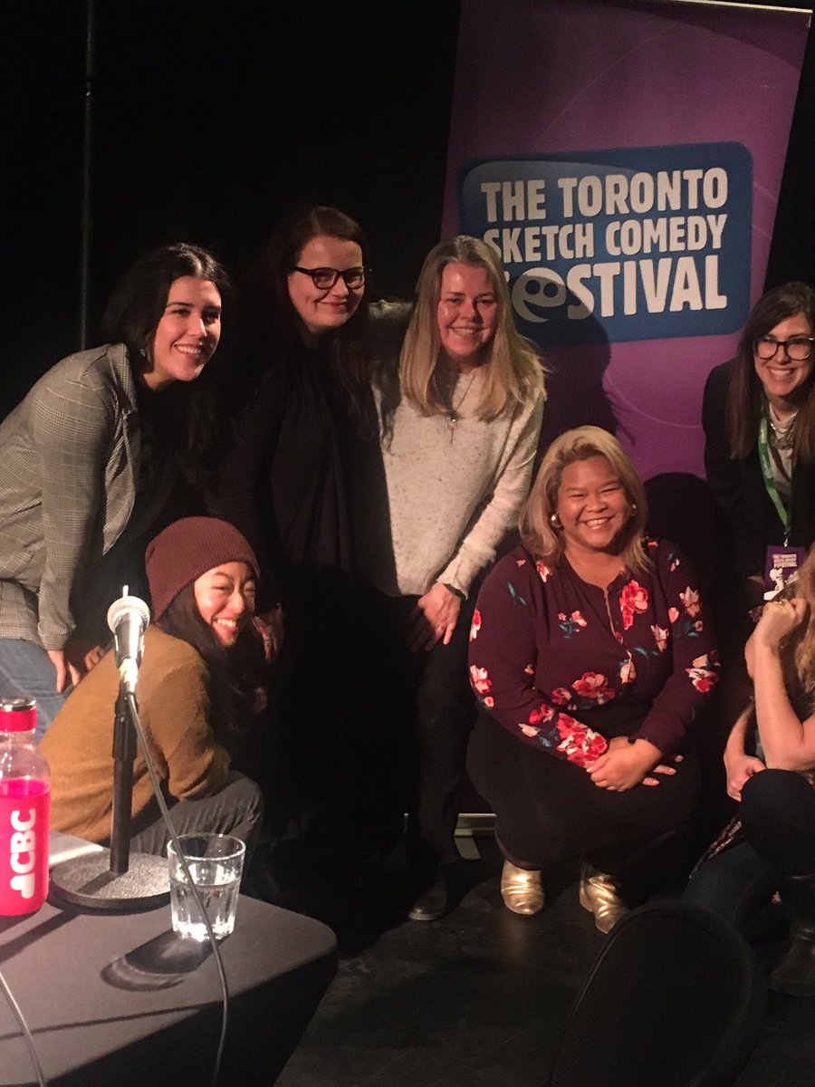 JonGauthier's tweet image. Great panel tonight @TOsketchfest it was an all female panel talking about woman in comedy sketch standup &amp;amp; tv series #tosketchfest