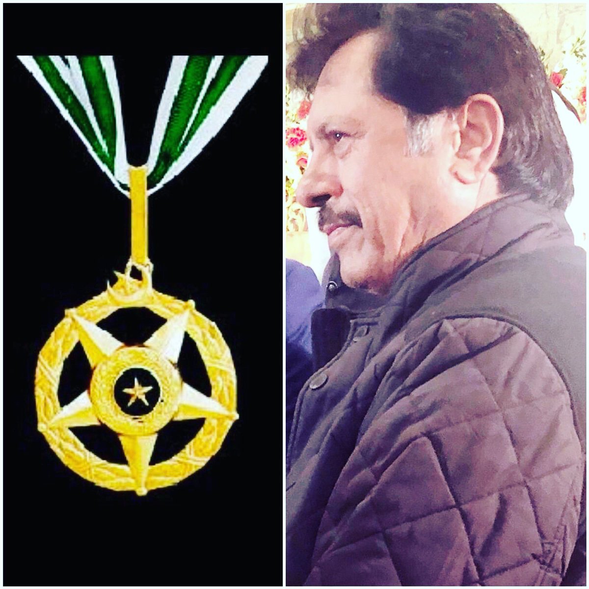 It gives me immense pride to announce that my father is now being selected for Sitara-e-Imtiaz - a highest prestigious medal & award given for achievements and efforts in bringing a positive name for Pakistan. #PrideofPakistan #Sitaraeimtiaz #Esakhelvi #AttaullahKhanEsakhelvi