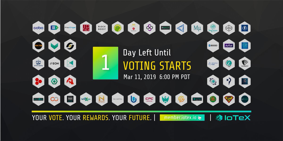 UGotHQ's tweet photo. Voting for IoTeX Delegates begins TODAY - vote for BlockBoost(@UGotHQ) at https://t.co/1r2e4AChWz ! Be a #GenesisVoter and help impact the future of IoTeX.
Your Vote. Your Rewards. Your Future. @iotex_io #IoTeXdelegate #IoTeXvote https://t.co/R8InsYEvfE