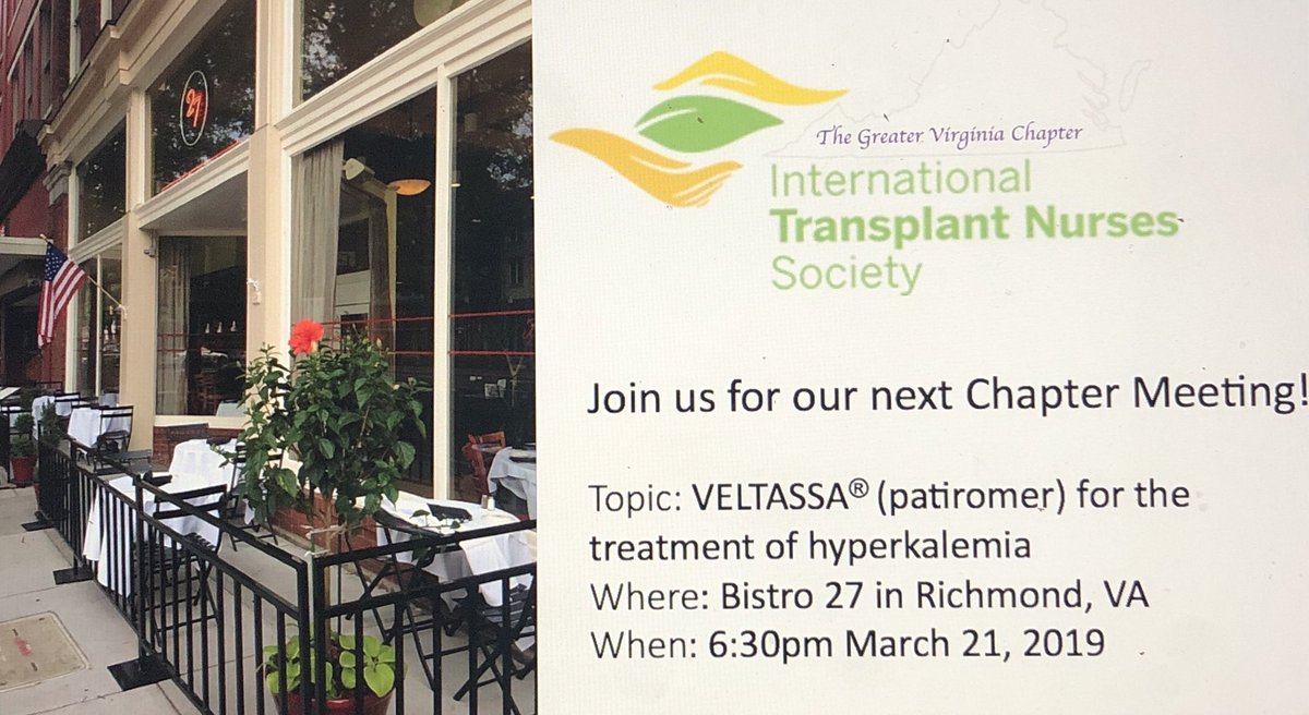 ITNSVirginia's tweet photo. Next Chapter meeting: 3/21
RSVP by 3/15 https://t.co/2jq0obHrSF
