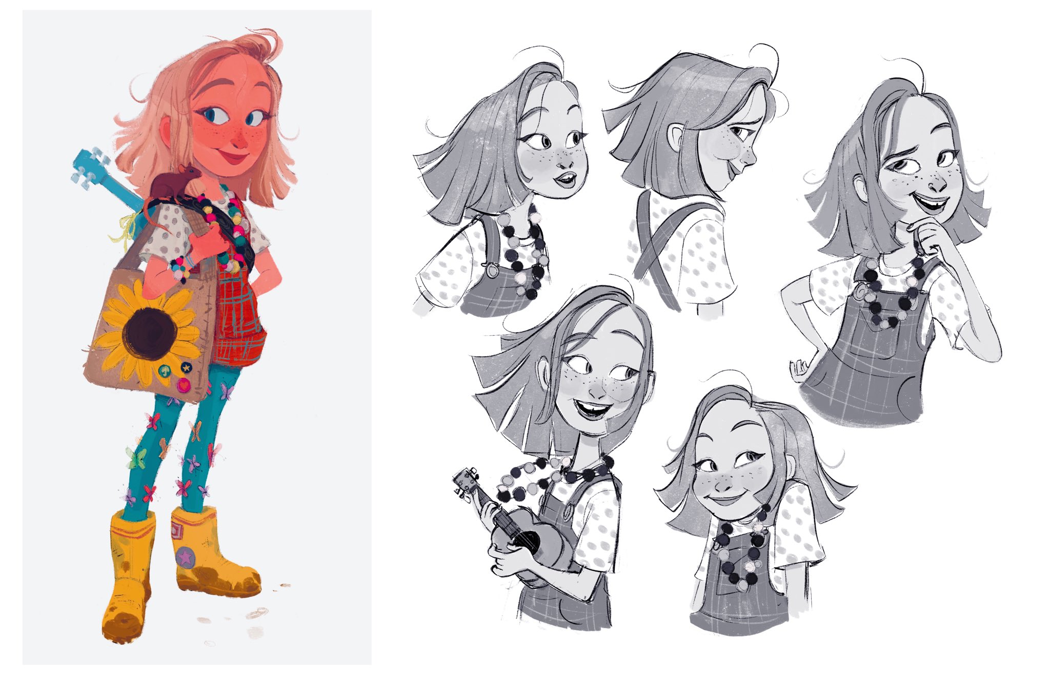 Karly Jade C @ looking for work! 🌈 on Twitter: "Stargirl Caraway 🌻 #art  #visdev #visualdevelopment #characterdesign #Illustration  https://t.co/4WJcpAAs1n" / Twitter