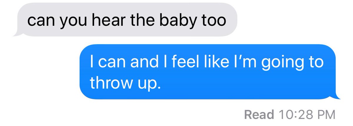 This isn’t a joke or a bit or creepypasta. There is a baby crying somewhere far off and everyone in my building can hear it but none of know where it’s coming from.I CAN HEAR IT RIGHT NOW. Just got this text from my neighbor: