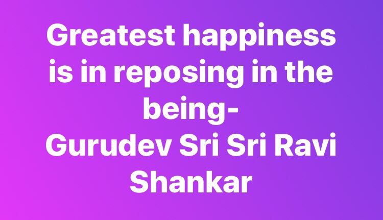 Satyaanandji's tweet photo. #GreatestHappiness #Reposing #Being #Wisdom #Quotes #ArtOfLiving #LifeSkills #ThoughtOfTheDay #LifeIsGood #TuesdayThoughts #TuesdayMotivation #TuesdayInspiration #LifeCoach #LifeLessons #Knowledge #Satsang #Seva #Silence #SriSriQuotes #Gurudev #SriSri #GurudevSriSriRavishankar https://t.co/uEC6dECRfk