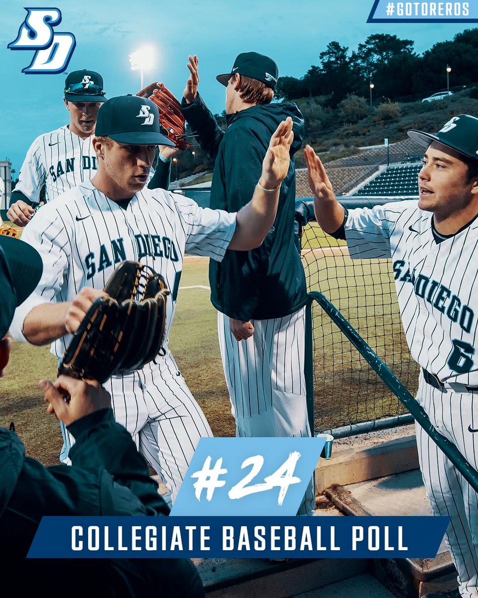 USDbaseball's tweet photo. Nationally ranked for the 14th consecutive season! 💯

🗞️ » https://t.co/BZ3y2ha29L
#GoToreros https://t.co/ZK47kkCTis