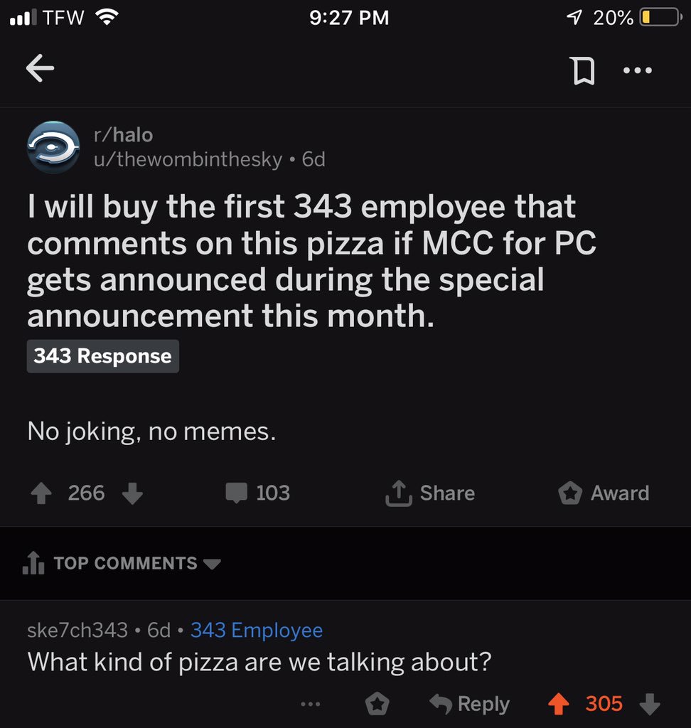 343 industries pizza twitter