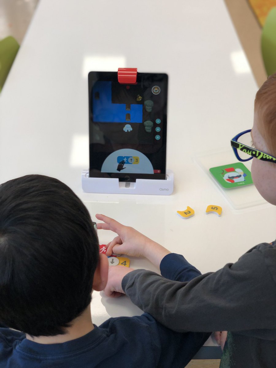 MrsLindseyGC's tweet image. Mrs. K. Boyce’s class @StratfordPOB learned how to use @PlayOsmo today! We practice our #Numbers, #Words and #CodingAwbie! @AlisonJClark @MrsWintersSR