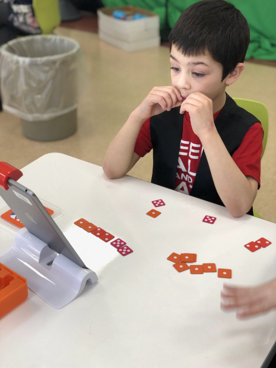 MrsLindseyGC's tweet image. Mrs. K. Boyce’s class @StratfordPOB learned how to use @PlayOsmo today! We practice our #Numbers, #Words and #CodingAwbie! @AlisonJClark @MrsWintersSR