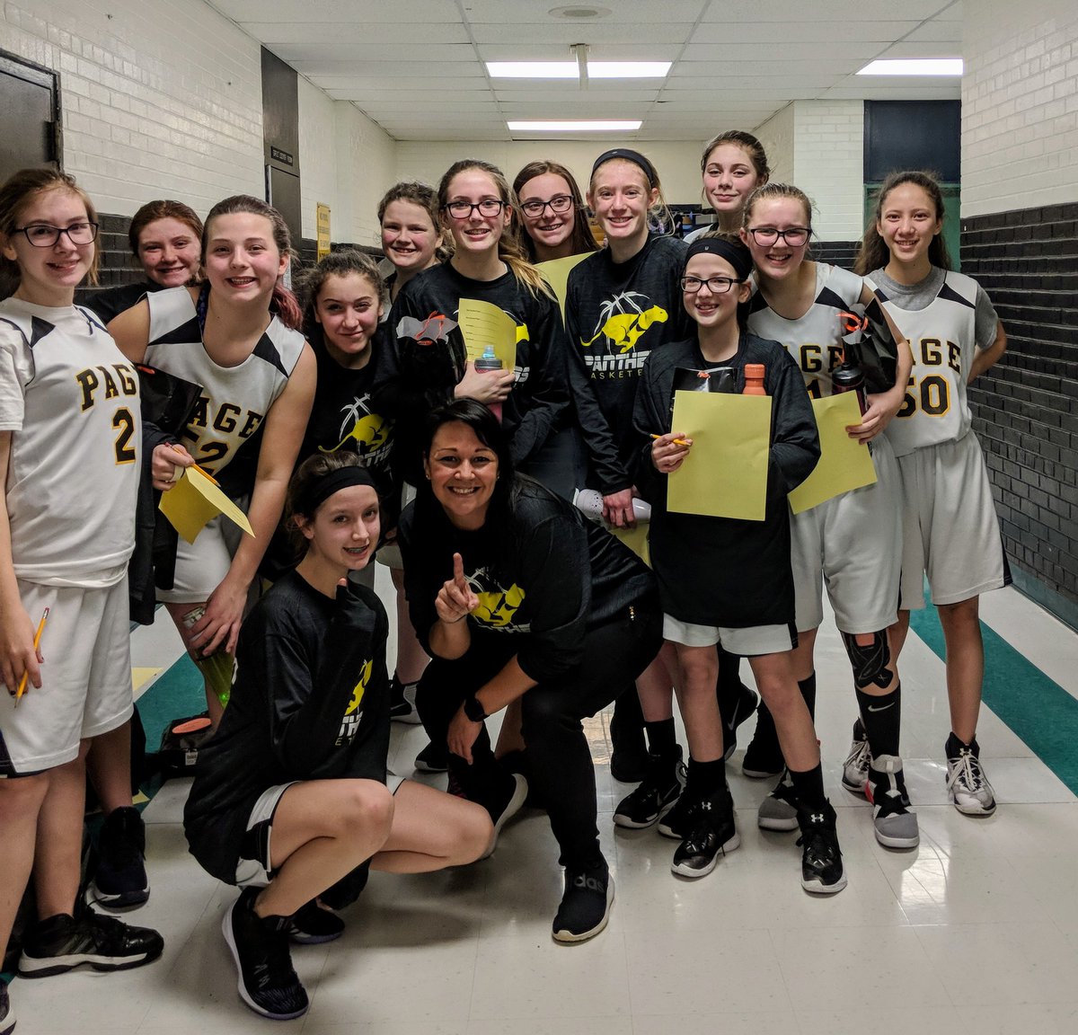 What a great win for the 7th grade basketball team tonight against Wolfe Middle School! 28-19 and we are now 8-1. I'm going to miss coaching these dedicated athletes. GO PANTHERS!
#wearelamphere <a href="/PagePanthers/">John Page Middle School | The Lamphere Schools</a> #proudCoach