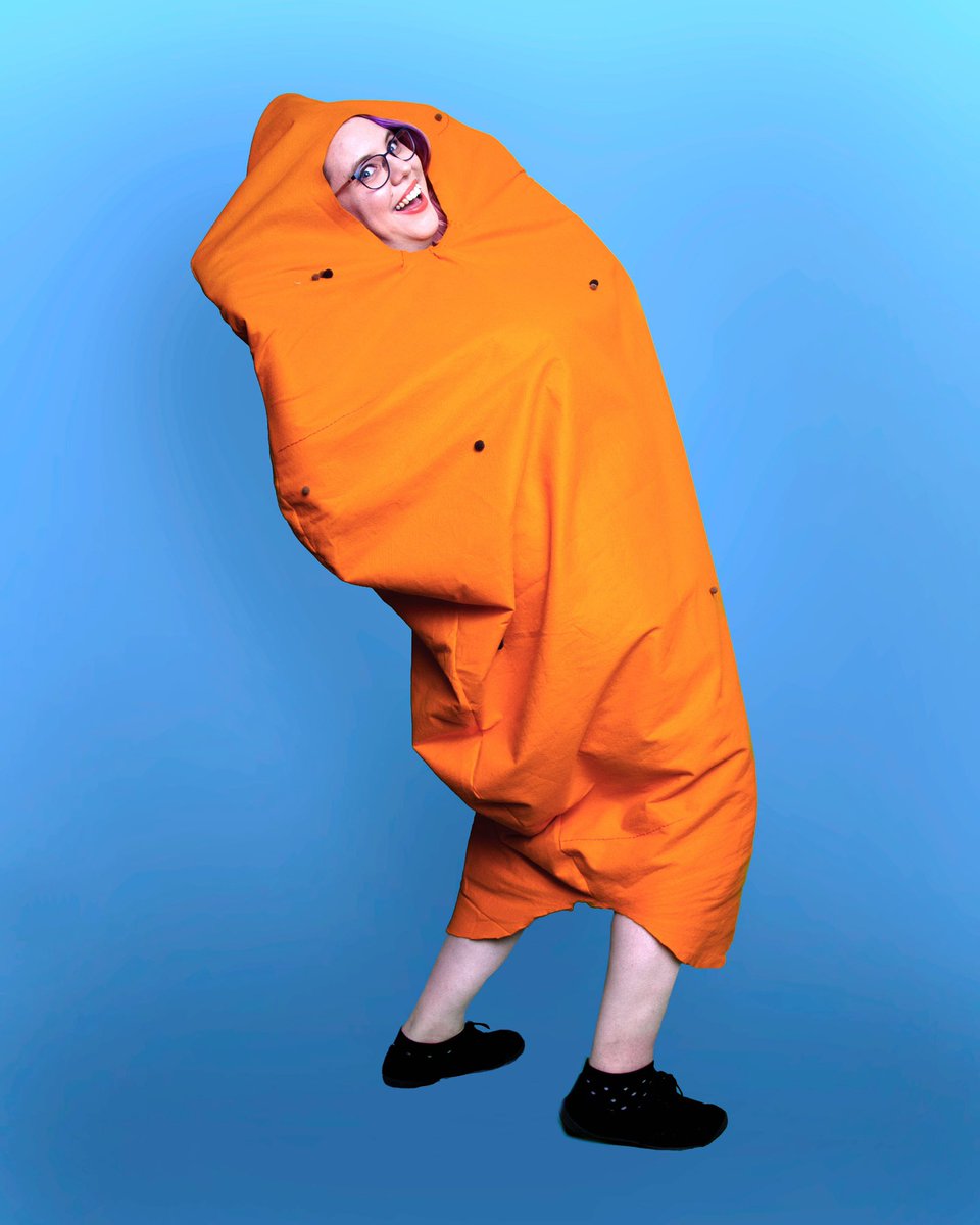 Hello, it’s me - a big flippin sweet potato. Come on down to <a href="/PotatoesComedy/">SweetPotatoesComedy</a> this #MICF, eh? We got tickets. You can have ‘em. 

This costume isn’t in the show. I made it for this one photoshoot. What am I doing with my life?
comedyfestival.com.au/2019/shows/swe…