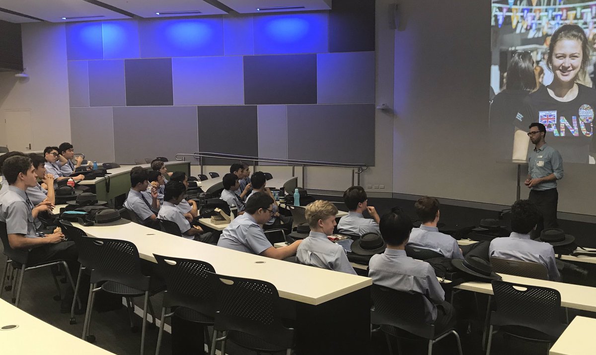 BeyondGrammar's tweet photo. Today we welcomed Tim Friel from The Australian National University to introduce our students to their new application process. @ANUmedia @VC_ANU 
Go to https://t.co/1NPJYpM9JC to start an application. https://t.co/TlhM8CrPAg