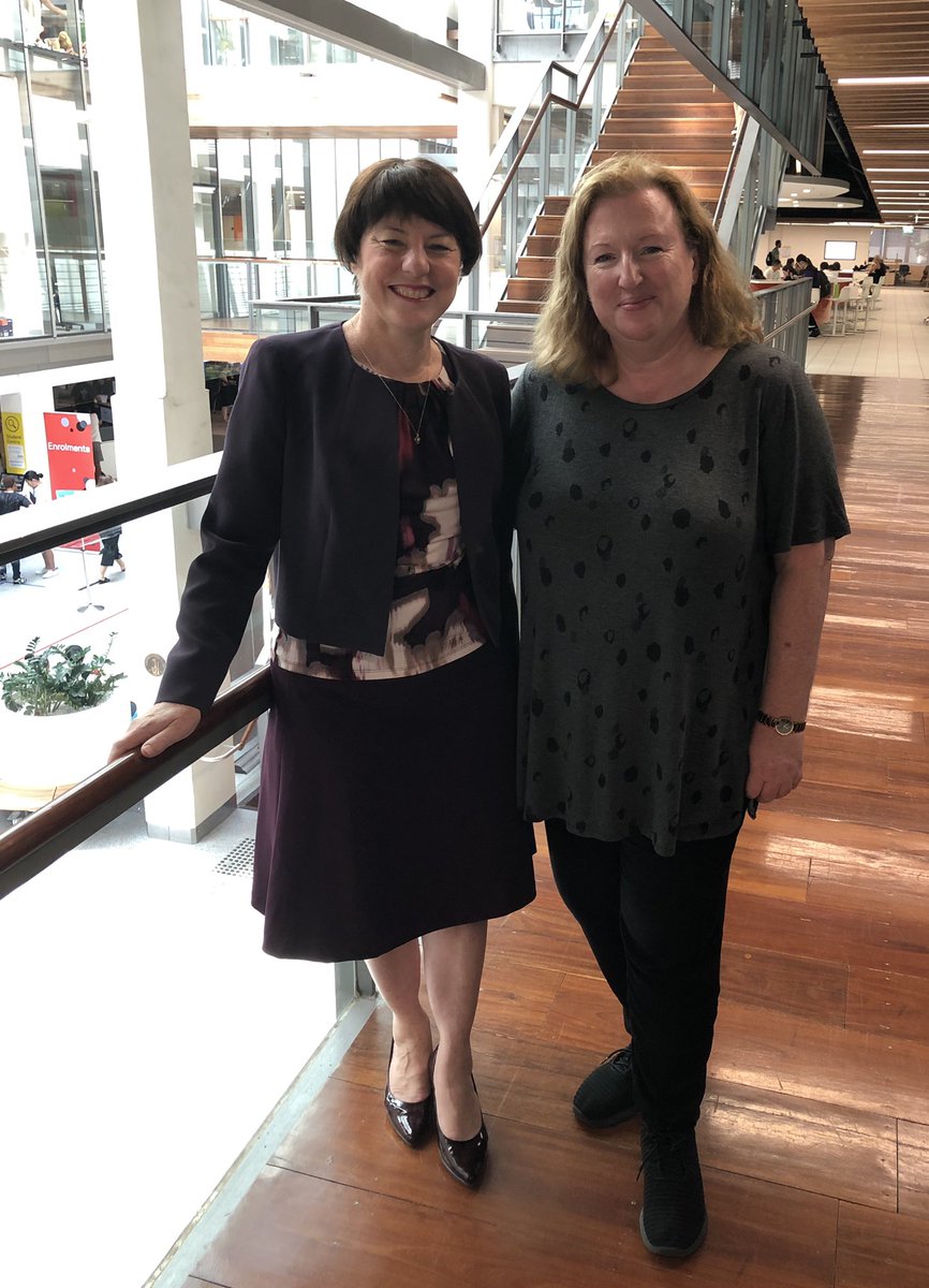 So happy to welcome <a href="/SharynneMcLeod/">Sharynne McLeod</a> our Adjunct Professor and primary supervisor for <a href="/helenlblake/">Dr Helen L. Blake</a> to our <a href="/UTSEngage/">UTS</a> campus for teaching students today - #OMA included! @amyfreeman_s #slp2b #slpeeps