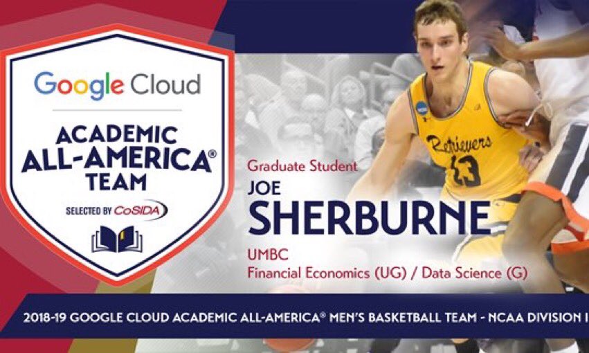 SportMatchLLC's tweet photo. More than an athlete.  More than a part of NCAA Tournament history.  All Academic All American.  #STUDENTathlete #collegeselection #40yeardecision #umbc #Retrievers #marchmadness #academicelite #ncaa #americaeastconference #ryanodom https://t.co/jKigShjDSC