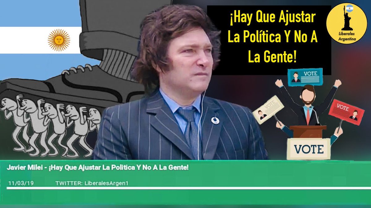 datomisil's tweet photo. Javier Milei - ¡Hay Que Ajustar La Política Y No A La Gente! https://t.co/N8fhtXFcmN https://t.co/4jcbaV6r98