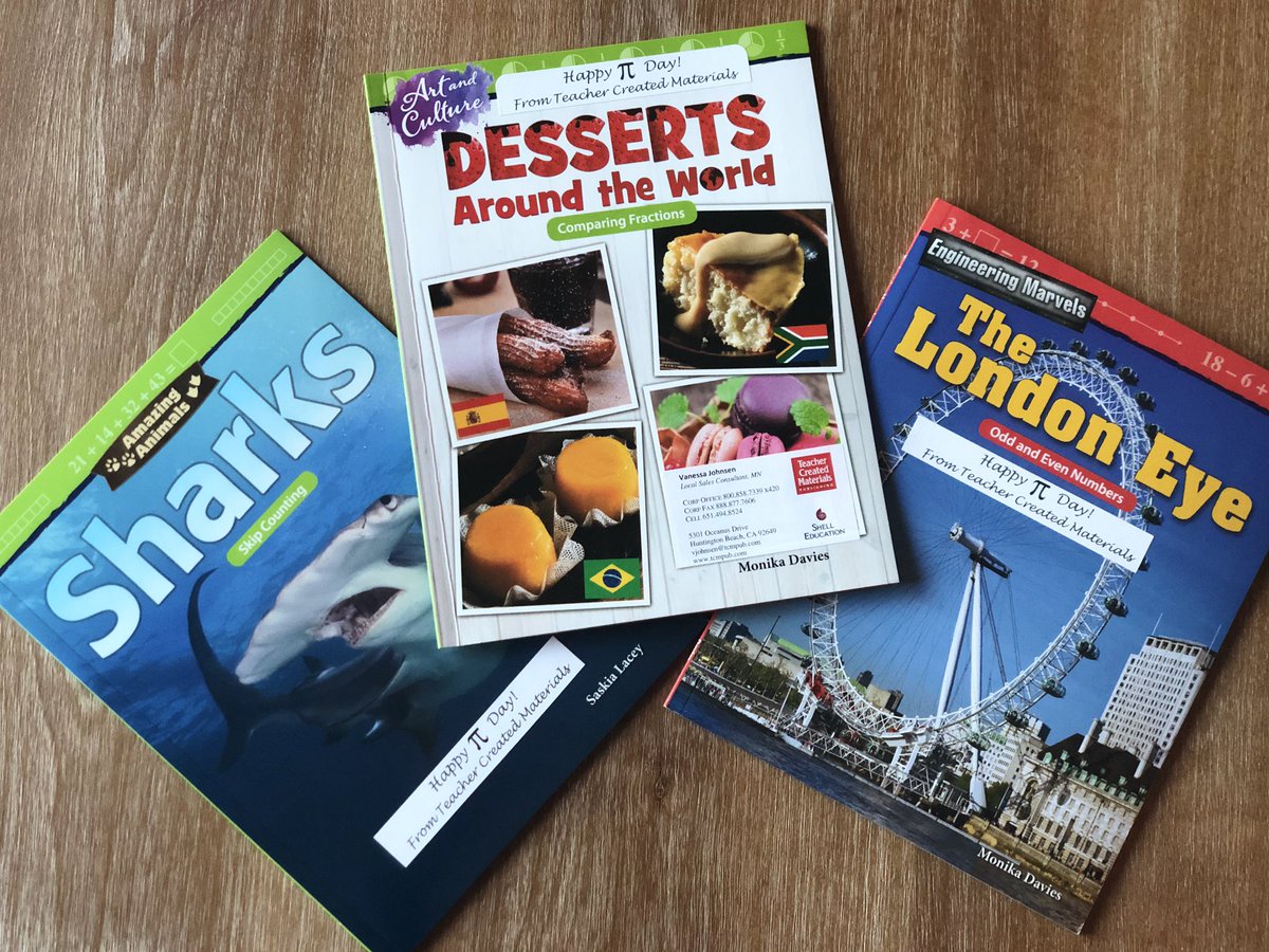 vjohnsenMN's tweet photo. So excited for #MNmathweek! Some lucky recipients will get some #mathreaders and others some sweets! Does anyone like Pi? #mathpuns #myTCM #allweeklong https://t.co/DwwR5sLIwD