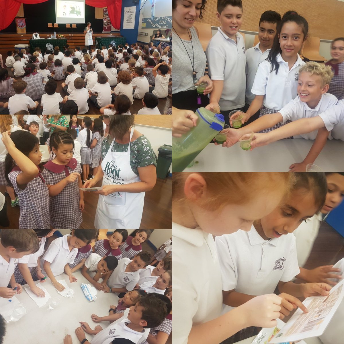 K-6 have been busy learning about healthy eating with the Mad Food Science Program