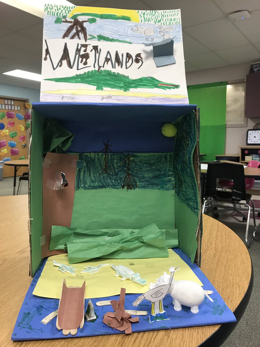 SpriggScholars's tweet photo. Our habitat dioramas are complete! #oneflagstone #FSEconnected https://t.co/aysd6dMN4s