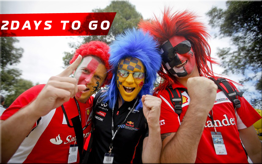 There is only one place where the rush never ends. 2⃣ days to go! #AusGP #F1