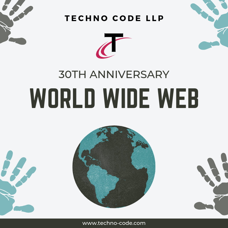 technocodellp's tweet photo. Today is the 30th Anniversary of the #WorldWideWeb &amp; we at @technocodellp are really happy to provide you with services that make use of the WWW. From the past #30years, the internet &amp; the world wide web have evolved greatly &amp; in a tremendous manner
https://t.co/QOEY93LeoH https://t.co/ka4oOGbh1u