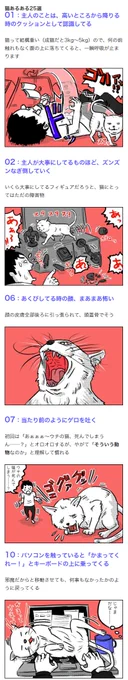ネコ好きだけがわかる『猫あるある』25選と、ネコ好きが想像したこともない『猫ないない』25選|TIME&SPACE by KDDI
https://t.co/dAALa5dtVY

ネコを飼っている人なら「あるある!」と言ってしまうネタ25本と、完全なる事実無根のウソ25本をまとめました。後半はウソです。信じないでください。 