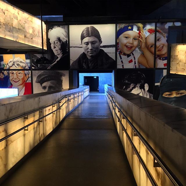 CarolynBHeller's tweet photo. Portraits on the glowing alabaster walkways at the Canadian Museum for Human Rights. A fascinating museum in a striking building. @travelmanitoba @tourismwinnipeg @cmhr_mcdp .
.
.
.
.
#exploremb #museum #humanrights #winnipeg #manitoba #canada #explorec… https://t.co/rZqeXa4N5v https://t.co/GK46XwrEcQ