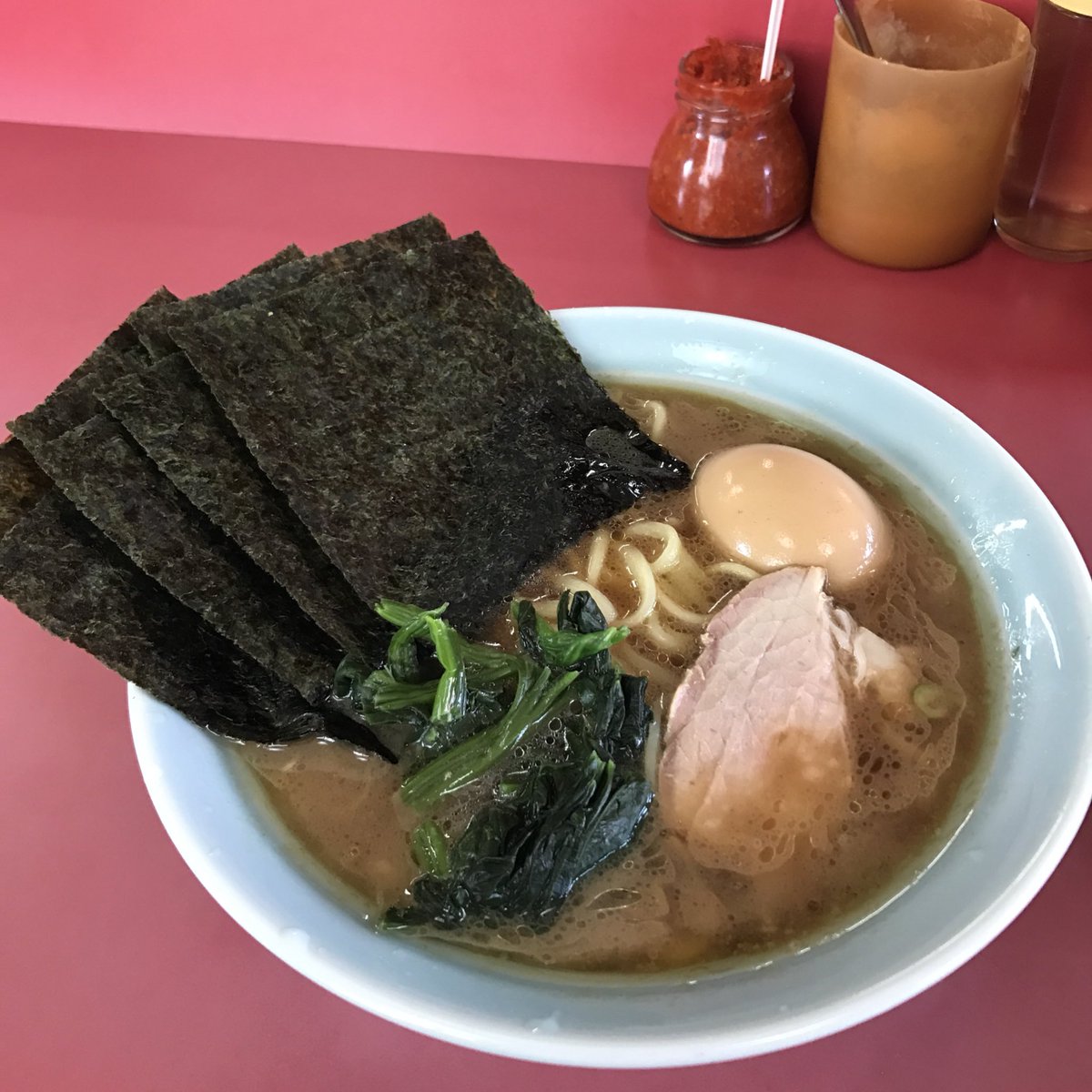 えーえむ３１５ 家系ラーメン沼津家 沼津市平町 ラーメン チャーシューまぶしごはん スープ濃いめ ニンニク大量投入 まぶしごはんは半熟たまごもまぶしながら海苔で巻いて食べる 最高に美味い