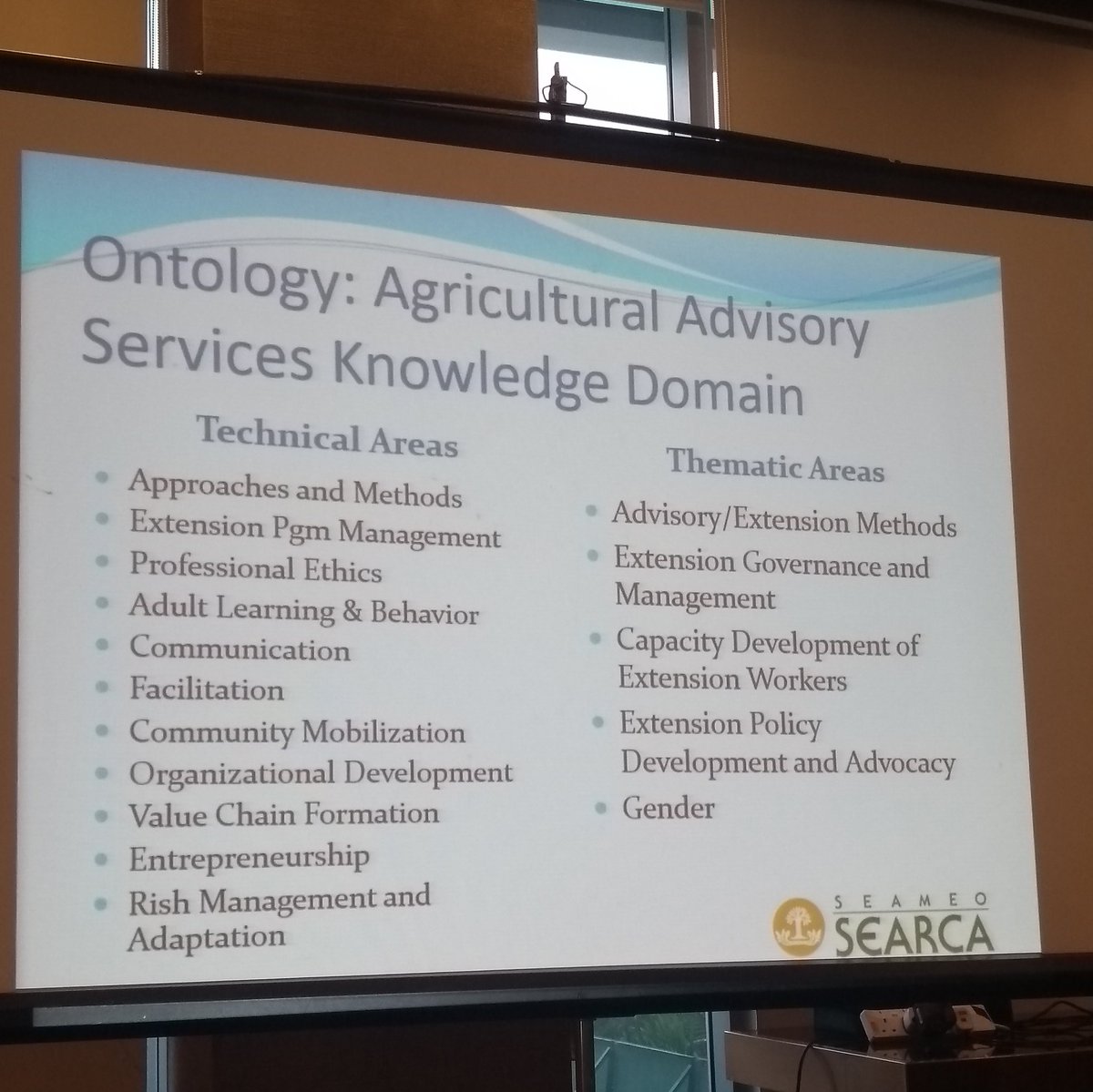 APIRASnetwork's tweet photo. Dr. Flor further discusses the Ontology of Agricultural Advisory Services Knowledge Domain for APIRAS and its subregions.
#AAS #agriculture #AgriculturalExtension #APIRASNow #SAASNow https://t.co/ST56FwAf6v
