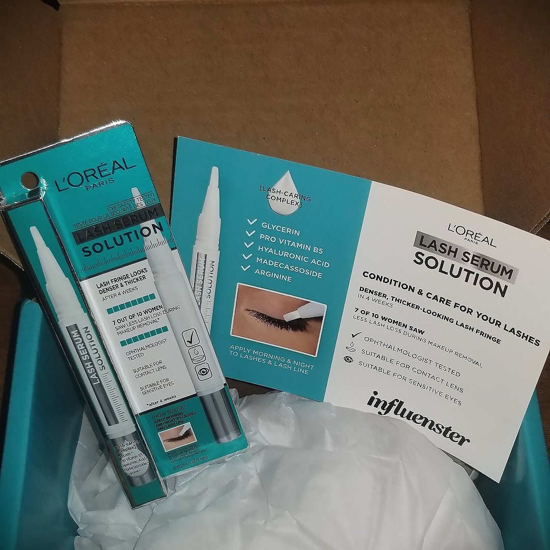 BeeDay07's tweet photo. Well... I guess I'll start tomorrow and see what kind of results I get during the next 4 weeks! π #GotItFree #Influenster #LorealParis #LashSerumSolution https://t.co/DoacFDAc2X