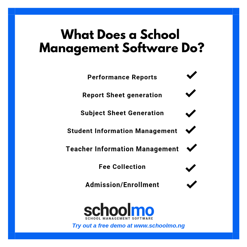 Schoolmo_HQ's tweet photo. Technology is improving every aspect of our lives and the education space is not left behind. One of the many tools is a School Management Software. Do you know what a school management software does?
#SchoolMo #TechinEd https://t.co/NPzUjLhmYP