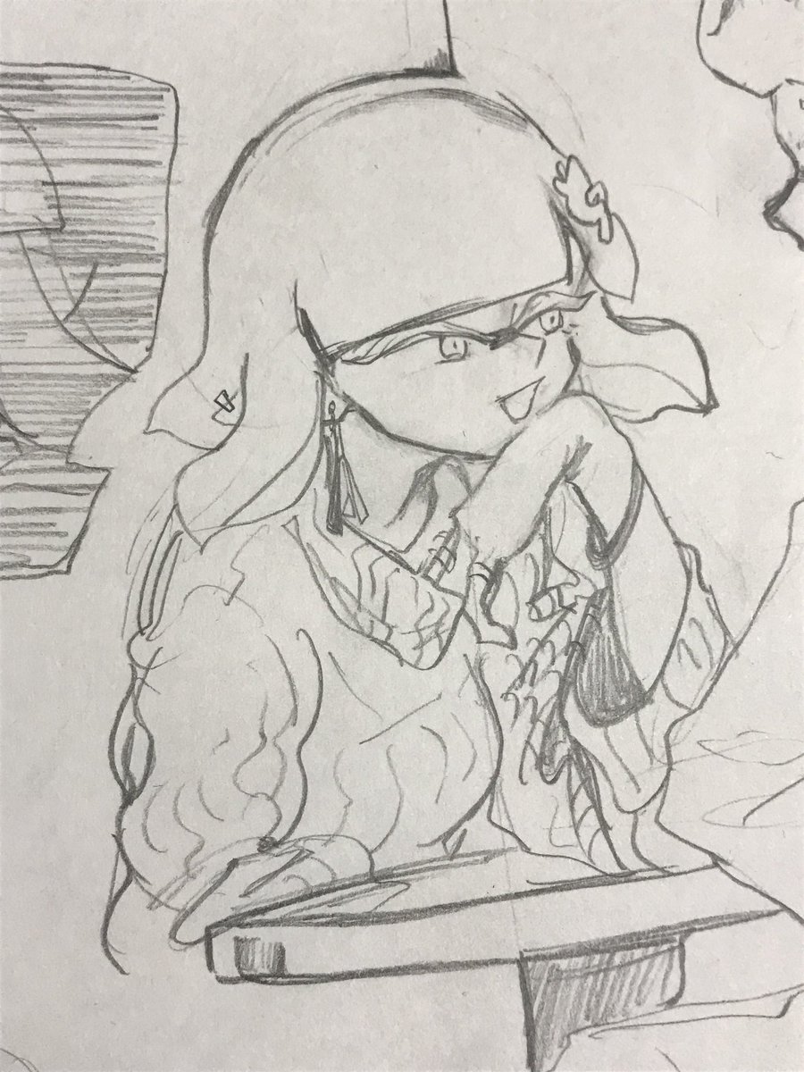 次に投稿する話の線画やっと終わったので塗ったら投稿します! 