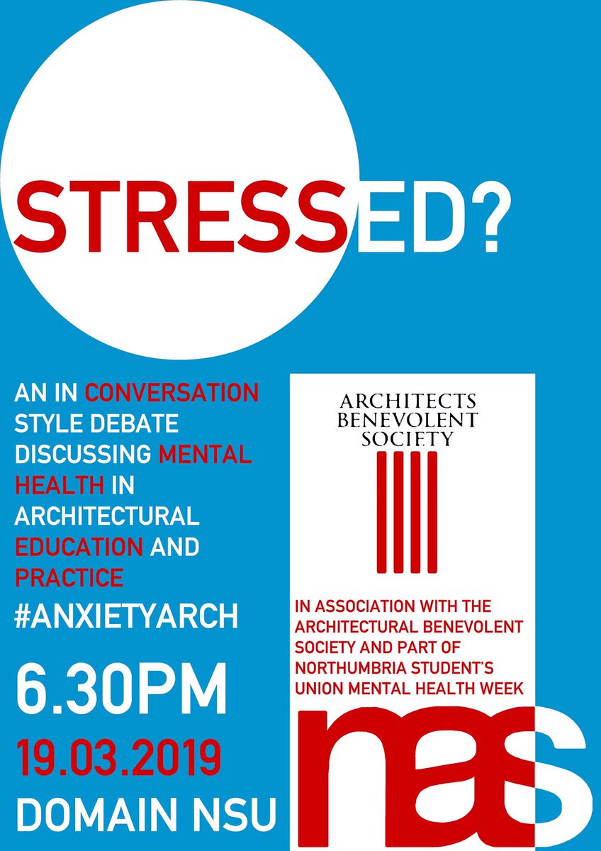 ArchSocNU's tweet photo. Our event in collaboration with @ArchBenSoc - an in conversation style discussion with panelists Alison Thornton-Sykes, Lougan Alasi and Peter Holgate. Free and open to all! You can send us your questions in advance for the panel via dm #AnxietyArch https://t.co/9O6jqHUW3t