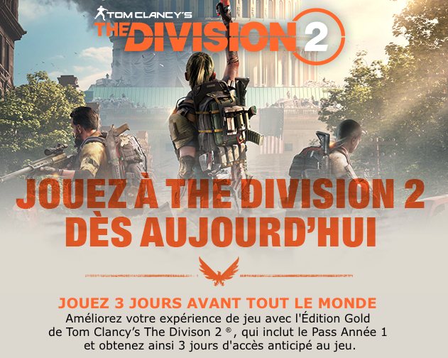 gouaig's tweet photo. Alors, vous avez préco l'édition GOLD de #TheDivision2 ?
Si c'est le cas vous pouvez y jouer dès aujourd'hui ! Petit chanceux 😉
Pour les autres il faudra attendre vendredi. https://t.co/1pQpq9l1Bk