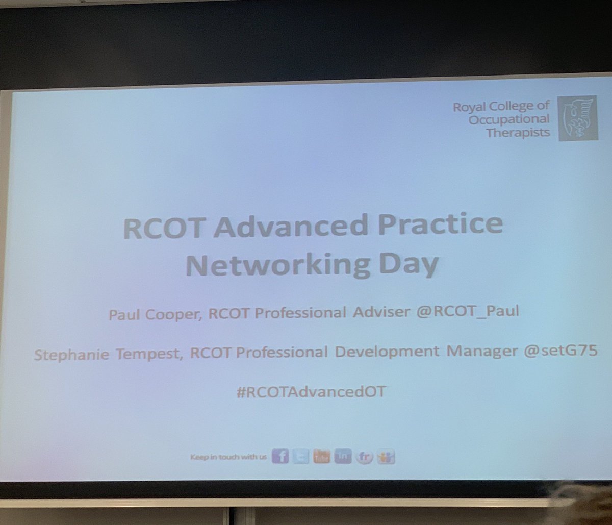 Natalie Meaden (@nataliemeaden17) on Twitter photo Looking forward to an interesting day ahead at <a href="/theRCOT/">Royal College of Occupational Therapists</a> Advanced Practice Networking Day! #RCOTAdvancedOT #ACPstudent Looking forward to an interesting day ahead at <a href="/theRCOT/">Royal College of Occupational Therapists</a> Advanced Practice Networking Day! #RCOTAdvancedOT #ACPstudent