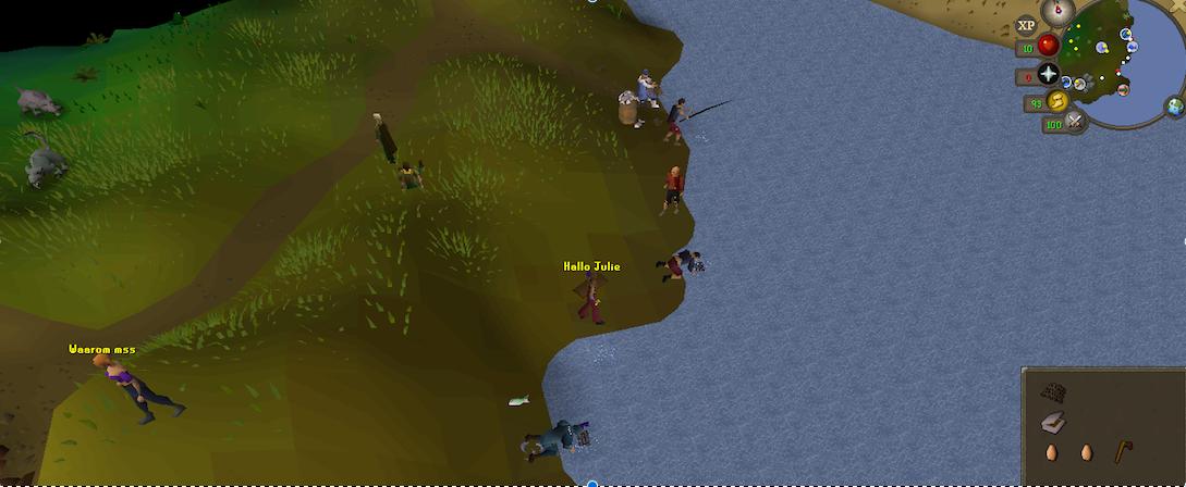 MiraDeVos's tweet photo. Yesterday I played #oldschoolrunescape with @JulieMeirlaen. We used the chat function for the first time. @UGent_IME #UGentComWet #oldschoolrunescape #fantasticgamers https://t.co/33vPY9zfA4