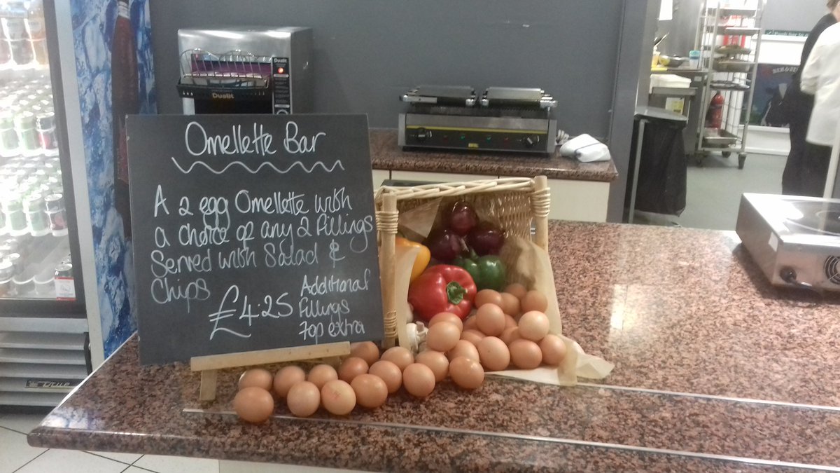 umic089's tweet photo. The omelette bar is back on its regular Tuesday slot this week 
@OfficialUoM @UMIC_ltd @wellcometrust @Servest_UK @NowgenCentre @Nic_Can77 https://t.co/Bg6VDY1Sjv