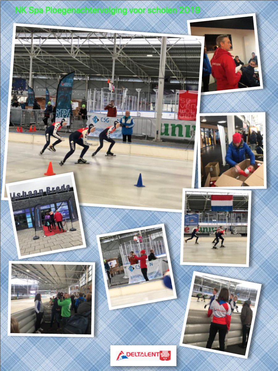 Vandaag <a href="/breda/">Gemeente Breda</a> strijdtoneel Spa ploegenachtervolging schaatsen voor Scholen. 350 deelnemers aan de start. Vanmiddag rond 16.00 de winnaars bekend. Mooie sport prachtig event. youtu.be/sIFoIWMb0hQ Uiteraard met <a href="/Deltalent/">Deltalent</a>