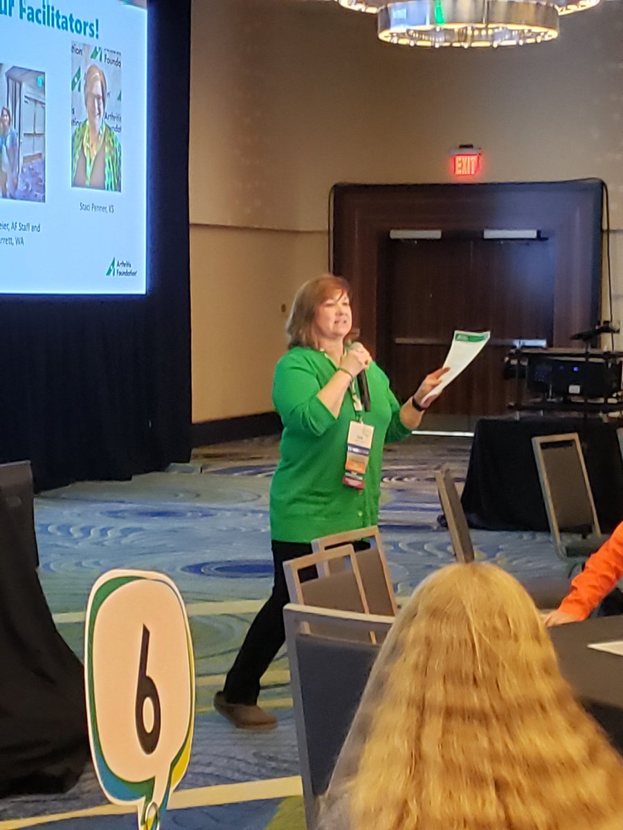 MicheleGuadalup's tweet photo. We have amazing @ArthritisFdn volunteers. Yesterday, these three Live Yes! Connect facilitators led breakout sessions, encouraging our Summit participants to become facilitators back home and continue spreading the word to #AdvocateForArthritis !!  Thank you ladies!! https://t.co/cCda1W9PgG