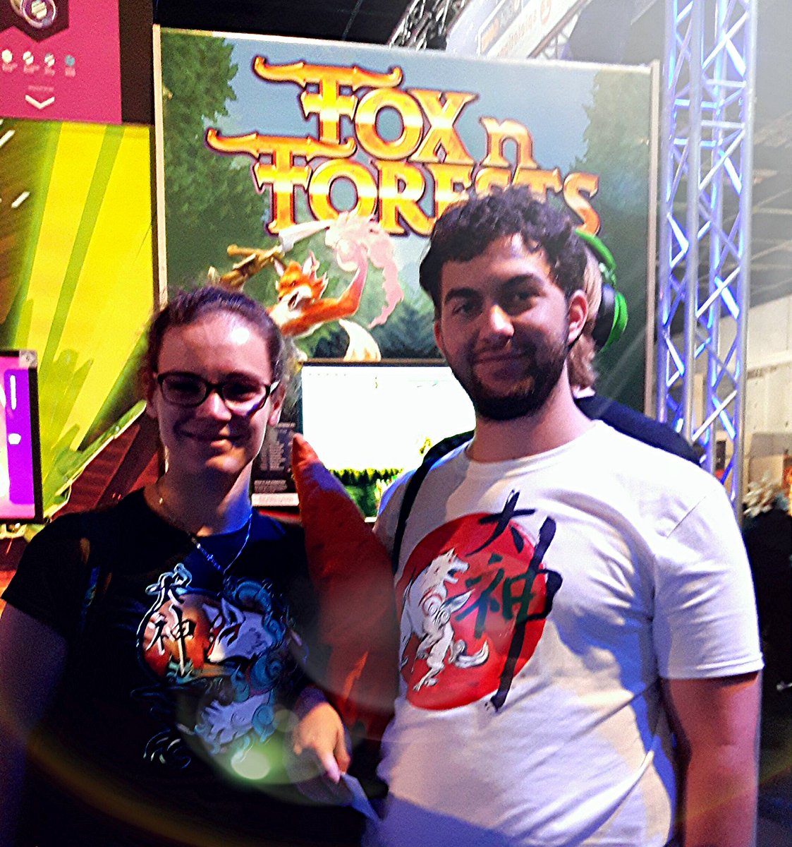 schrammadonna's tweet photo. @Indie_Giveaway @FOXnFORESTS Since we're kinda collecting artbooks & have a love for foxes n forests, this'd be quite nice to add to our collection, @true_pewtiful ;)
Jokes aside, we came in contact at #GamesCom17 and I grew up with this kind of game, so seeing a demand for this style just makes me happy :D https://t.co/39OKZZQl2U