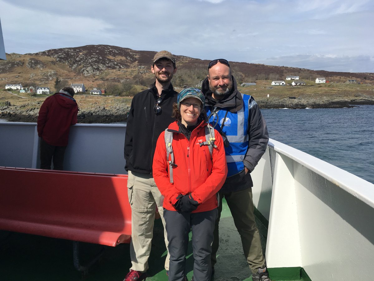 ORCA_web's tweet photo. It's the first day of our @CalMacFerries Wildlife Officer season!
Andy will be spending the summer travelling across the Islands of the west coast of Scotland, inspiring everyone from local passengers to tourists & collecting vital data #CALMAP @marinescotland @nature_scot https://t.co/LskQTBXySy