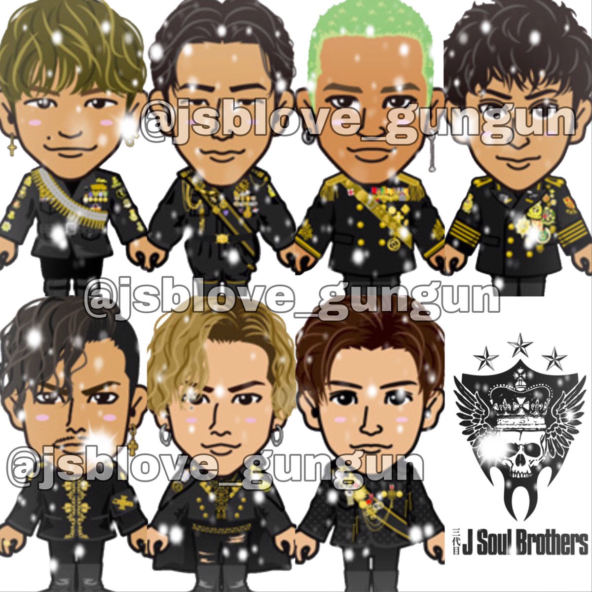 𝓨𝓾𝔂𝓪 على تويتر キャラ画配布 三代目jsb Raise The Flag Ver 全メンバー キャラ画 条件 1 フォロー 2 Rt 3 Rtが確認できる画面をスクショ 4 欲しいメンバー 一人1つ とスクショをdmに送信 企画後リムられた方は今後の参加不可 1日間限定配布 11