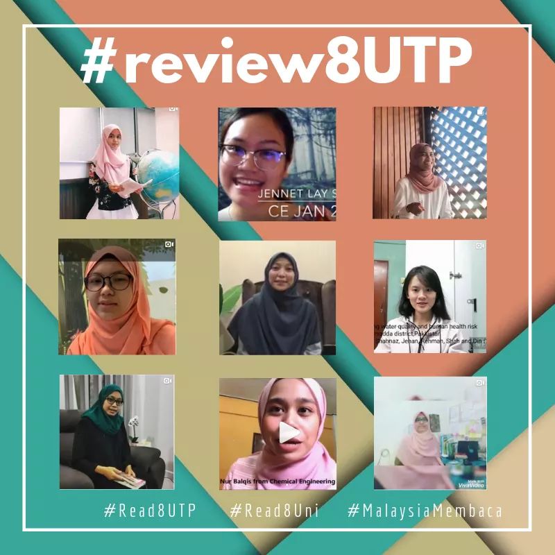 IRCUTP's tweet photo. We received overwhelming response from UTP members. Hurry guys! The deadline has been extended to 22nd March 2019. Cash prizes up to RM150 awaiting winners. Get your smartphone and start acting now.
#Read8Uni #Read8UTP #Bookface8UTP #review8UTP
#LetsgotoIRC #malaysiamembaca https://t.co/PYsvGdwo1V