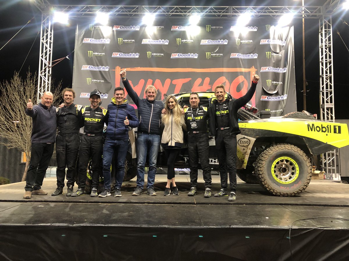 Well that was an epic adventure! <a href="/Rocket_Msport/">Rocket Motorsport</a> Maz @Chris_Buncombe _ Chris Pearson &amp; I are Mint400 finishers. A tough old race made harder by a few issues including trans overheating (because of the deep sand) a role over by Maz 😳&amp; a couple of punctures for me! I’m addicted 👍🏽