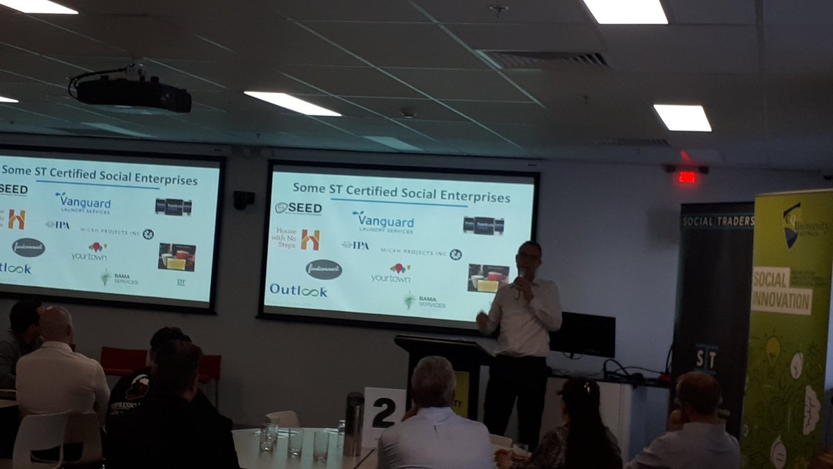sjwilliams1901's tweet photo. At @SocialTradersAU Queensland launch at my new employer @CQUni Looking forward to hearing from @ShannonFentiman a champion of socent as Government Minister.
#socent #socinn #socinv #socproc https://t.co/MUql0rY1ij
