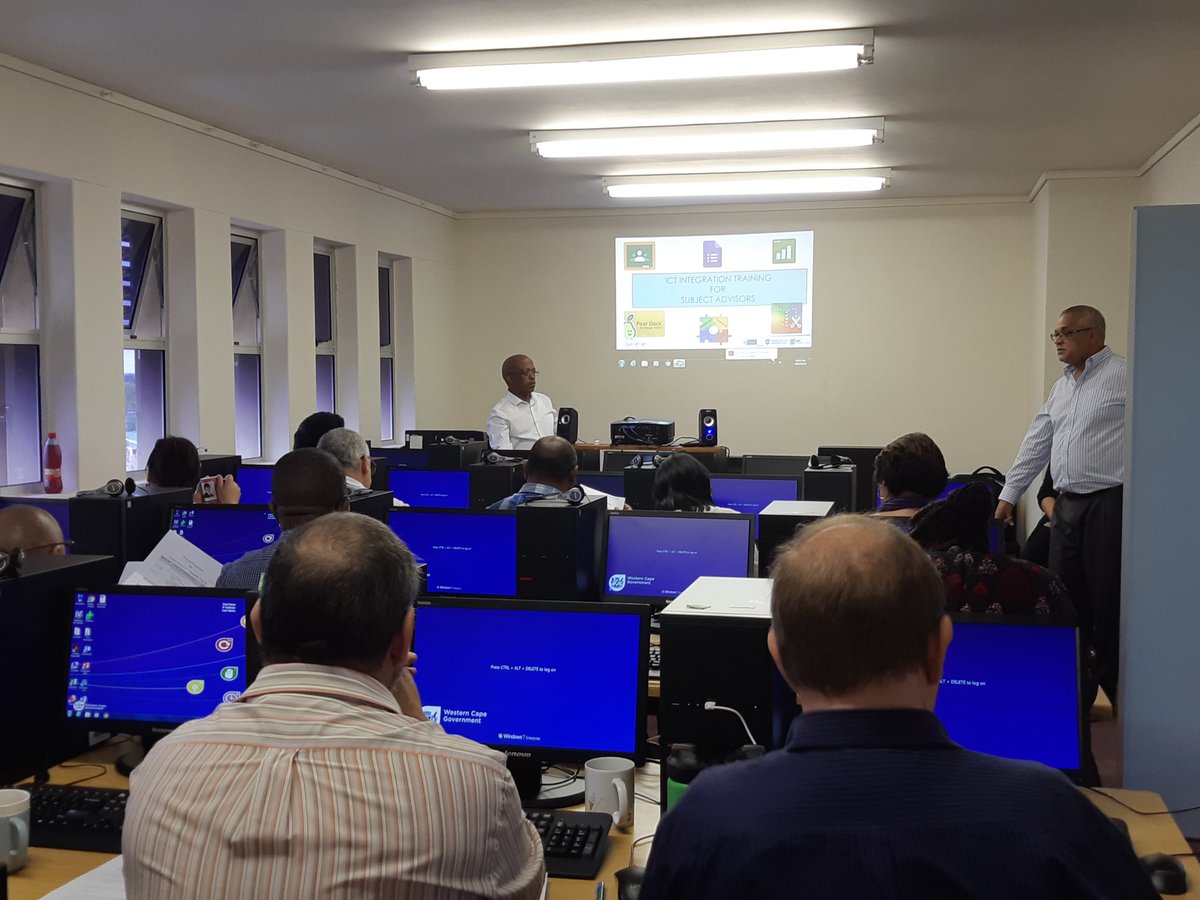MarietteVorste3's tweet image. &quot;If we marry educational technology with quality, enriching content, that&apos;s  a circle of win&quot; CTLI ICT integration training for subject advisors happening #qualityteaching @ECKEDOffice @MMBeukes @WCED_CTLI @ChristoDavids2 @SammyBouwers @ezroux @WCED_HOD @BRANDHEINIE